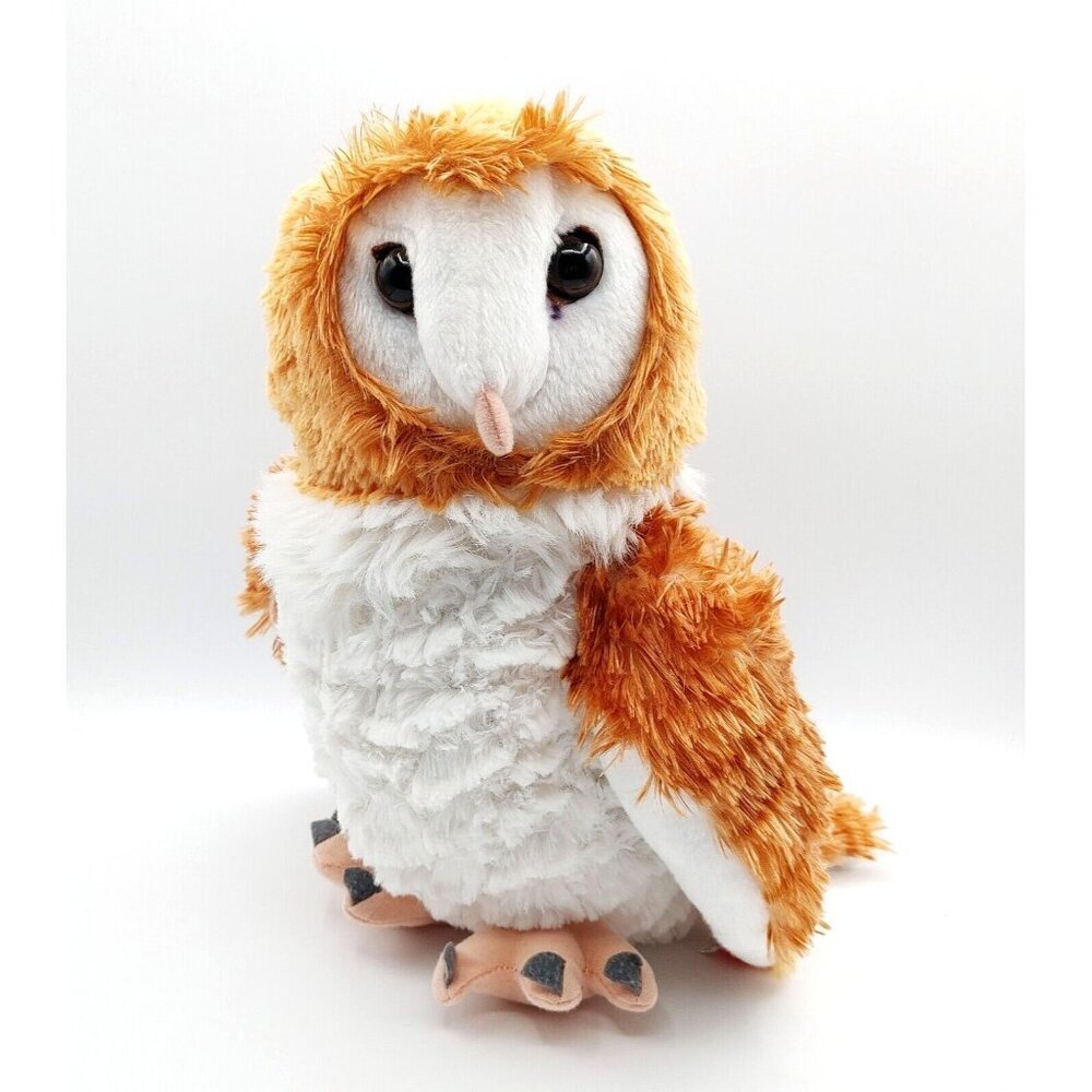 Wild Republic Barn Owl Plush Soft Stuffed Realistic Toy Animal 11"
